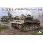 TAKOM 2199 [1:35]  Tiger I Late-Production With Zimmerit Sd.Kfz.181 Pz.Kpfw.VI Ausf.E (Late / Late Command) 2 In 1