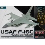 ACADEMY 12541 [1:72]  USAF F-16C "Multirole Fighter"