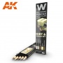AK10044  Dirt & Marks set Weathering Pencil for Modelling