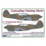 AMLM 73036  P-40 Kittyhawk Mk.Ia Camouflage painting masks