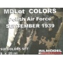 BILMODEL MDLot Colors Wrzesuień 1939 Lotnictwo Wojskowe