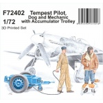 CMK F72402 [1:72] Avia S-199. Pilot Tempesta. Pies i mechanik