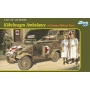 DRAGON 6336 [1:35]  Kübelwagen Ambulance w/German Medical Team