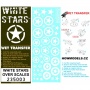 HGW 235003 US White Stars - Stencils