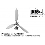 IBG 72U051 [1:72]  Śmigło do Fw 190D-9 . DRUK 3D  