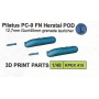 KPEX 415 [1:48]  Pilatus PC-9 FN Herstal 12.7mm  POD .DRUK3D