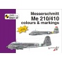Mark I. Dozen Set MKD72010 Messerschmitt Me 210/410  colours & markings + kalkomania 1/72