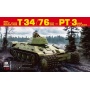 PGM 35-007 [1:35]  T-34/76 mod.1943 z PT-3 trałem przeciwminowym