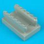Quickboost 48054 [1:48]  P-51D Mustang exhaust with shroud