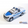 SKLEJ MODEL SPM 24. Model kartonowy  "Samochód terenowy POLICJA"  