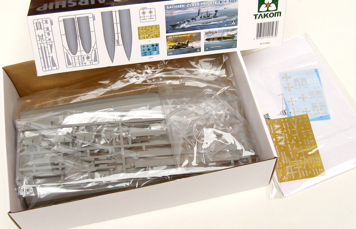 Luftschiff Modell TAKOM Zeppelin P Class Airship Modellbausatz 1:350 - TKO6002, Für Modellbau-Fans, Detailreich P-Klasse Zeppelin